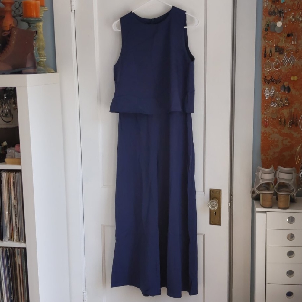 Navy jumpsuit